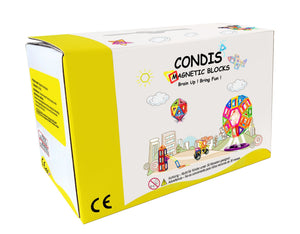 Condis 120Pcs Magnetic Building Blocks Set - Condistoys